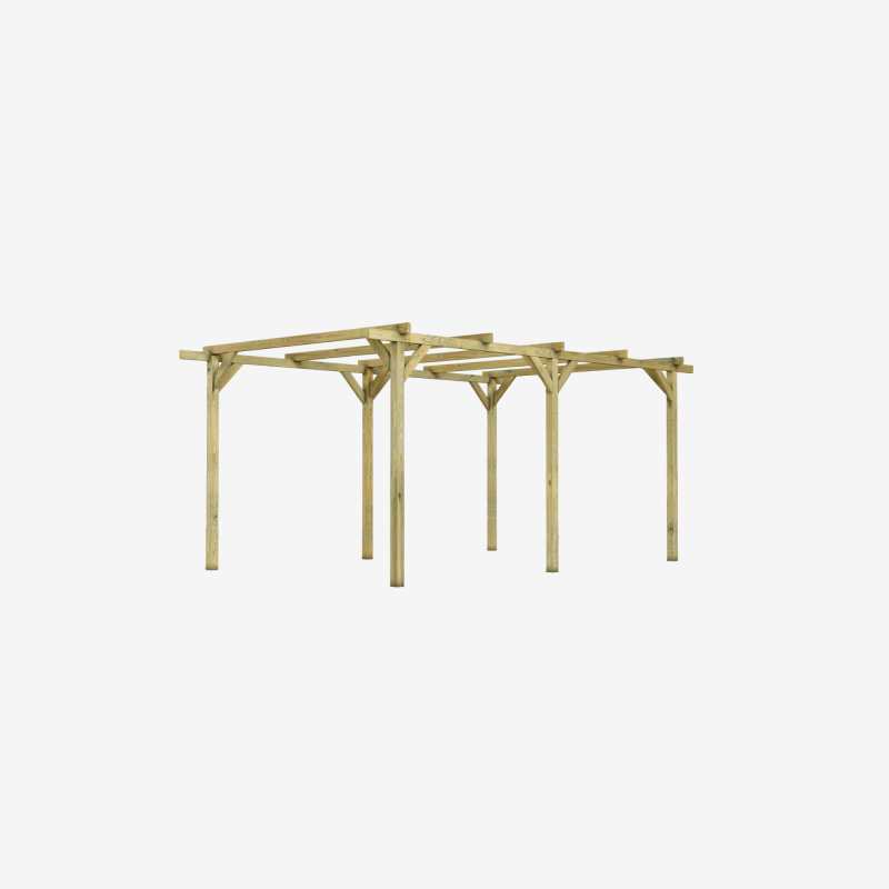 Carport ou Pergola Henri vue 3/4