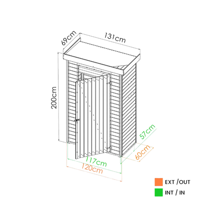 dimensions armoire theo