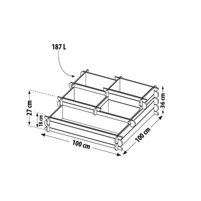 dimensions angelic 187l