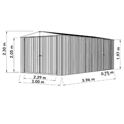 dimensions garage melton xl