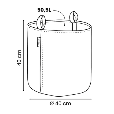 dimensions bag4plant 50,5
