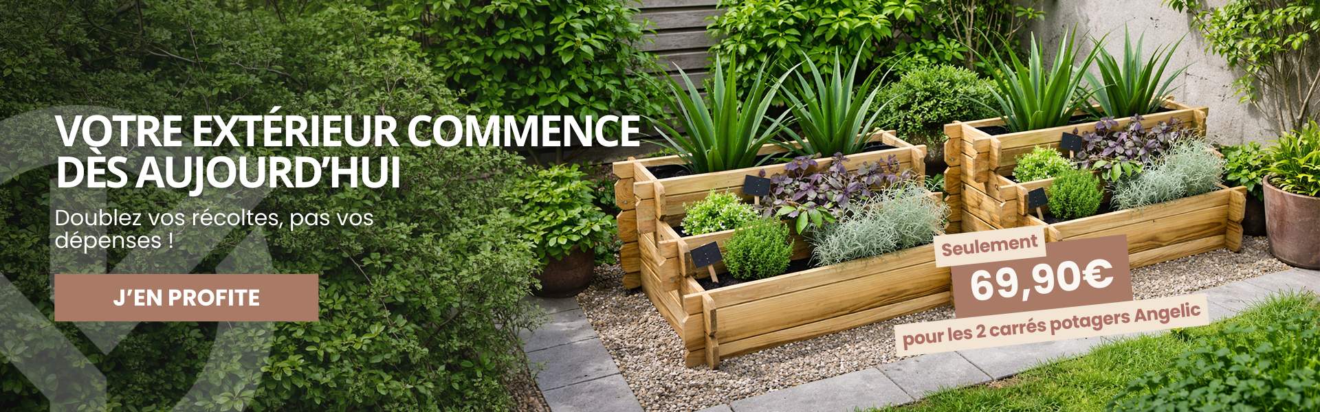 Carré pot bundle Slide background